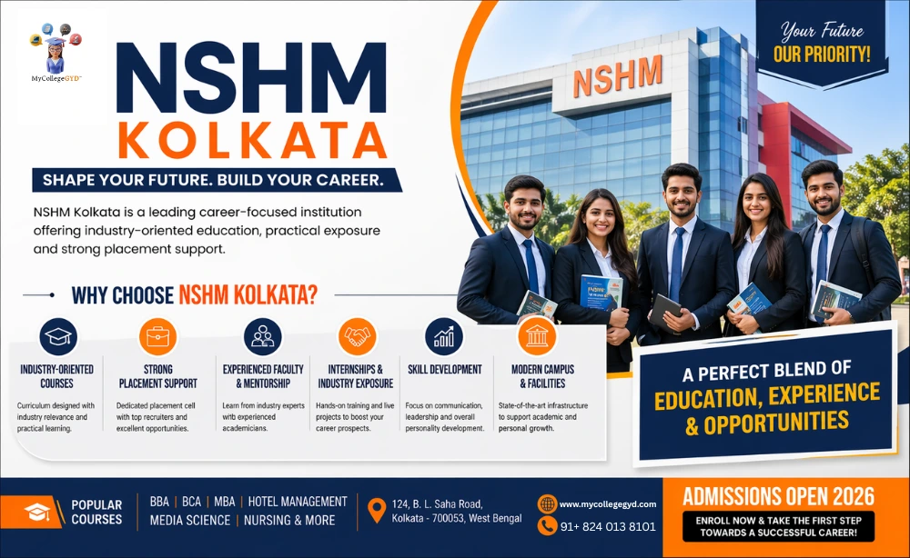 Top Reasons Why Students Choose NSHM Kolkata for Career Growth