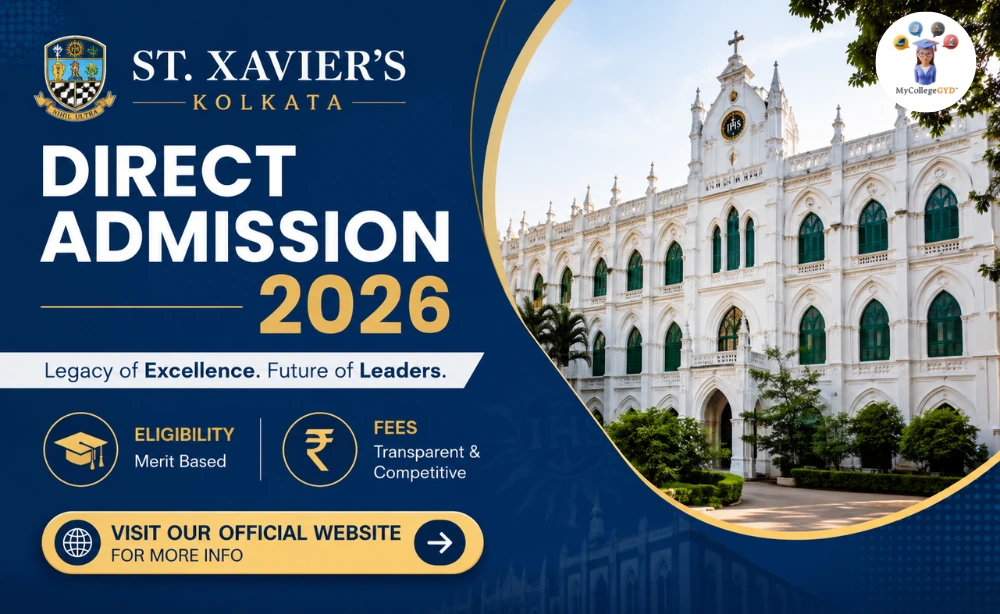 St. Xavier's Kolkata Direct Admission 2026: Fees & Eligibility